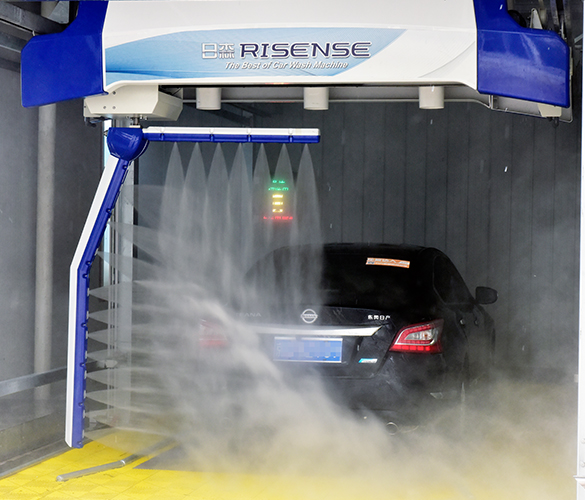 touchless car wash machine single arm