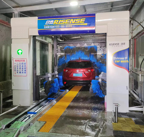 内蒙古中化石油安装日森全自动洗车设备